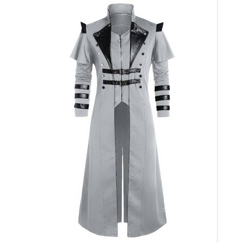 AliExpress Foreign Trade European and American Middle Ages Resuming Palace Banquet Zipper Split Long Stage Performance Suit