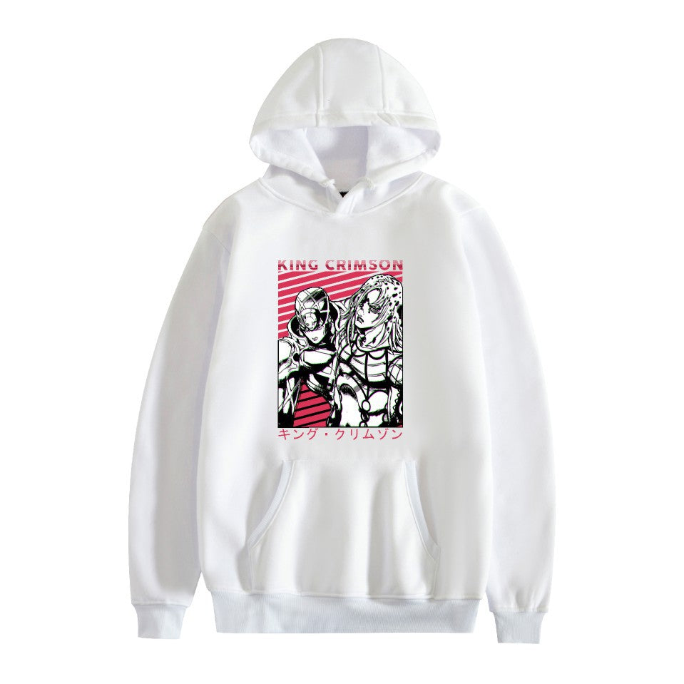 New Hot Hoodie JOJO's Wonderful Adventure Popular Printed Casual Men's and Women's Cross-border Trendy Sweater