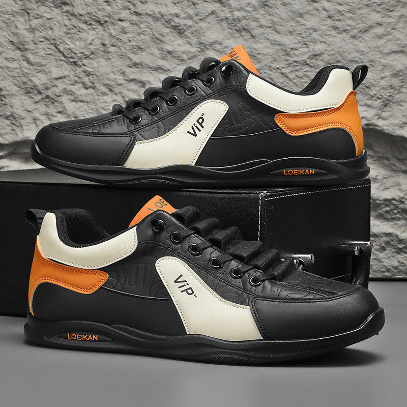 Slip-on Men's Shoes Spring New Casual Sneakers Men's Fashion Contrast Color Sneakers Outdoor Sports Forrest Gump Shoes