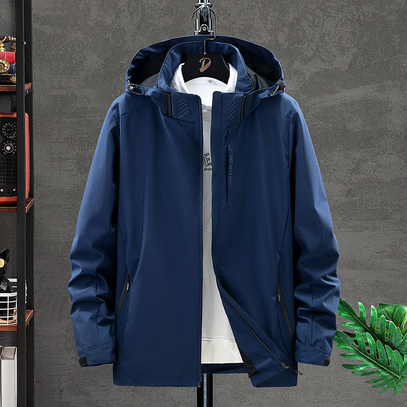 2025 New Spring and Autum Men's and Women's Jackets, Couple Jackets, Outdoor Single-Layer Water-Repellent Breathable Windbreakers