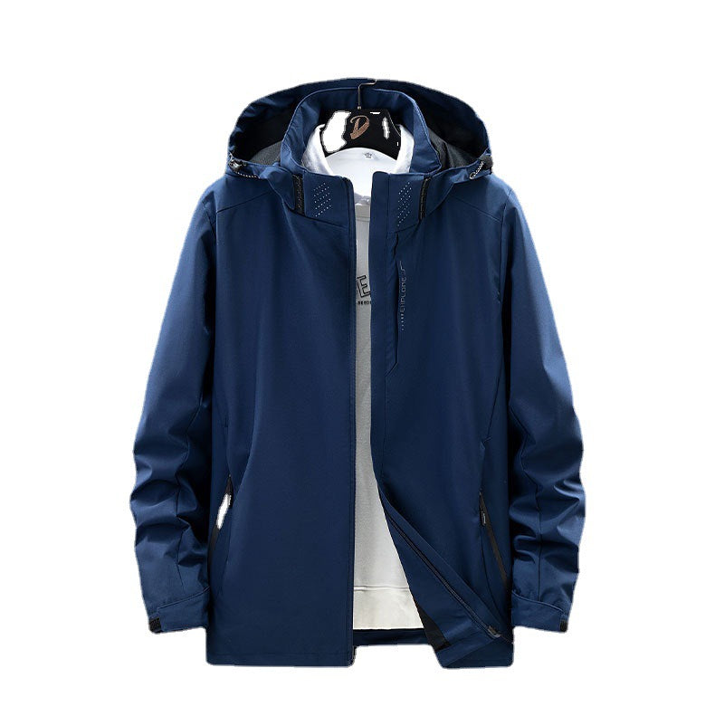 2025 New Spring and Autum Men's and Women's Jackets, Couple Jackets, Outdoor Single-Layer Water-Repellent Breathable Windbreakers