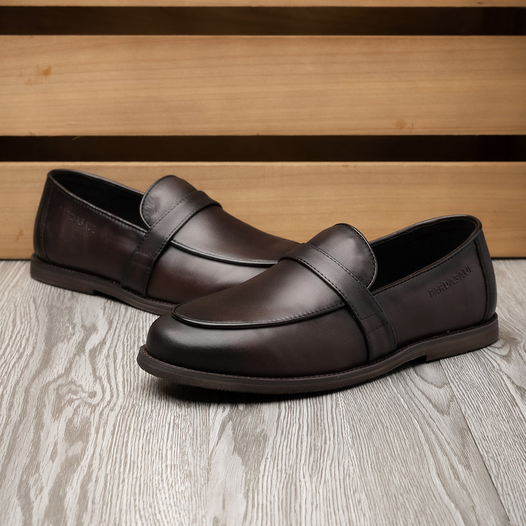 Factory Direct Supply spring loafers men's genuine leather Korean-style breathable all-match loafers slip-on casual leather shoes