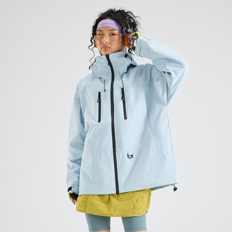 Couple's Outdoor Jackets, Youth Hooded Jackets, Men's Casual Jackets, Men's Single-Layer Windproof Jackets