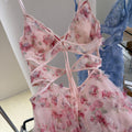 Pajamas for Women 2025 New Sexy Pure Lust with Breast Pads, Suspenders, Mesh Nightgown, Cut Out Lace Pajamas