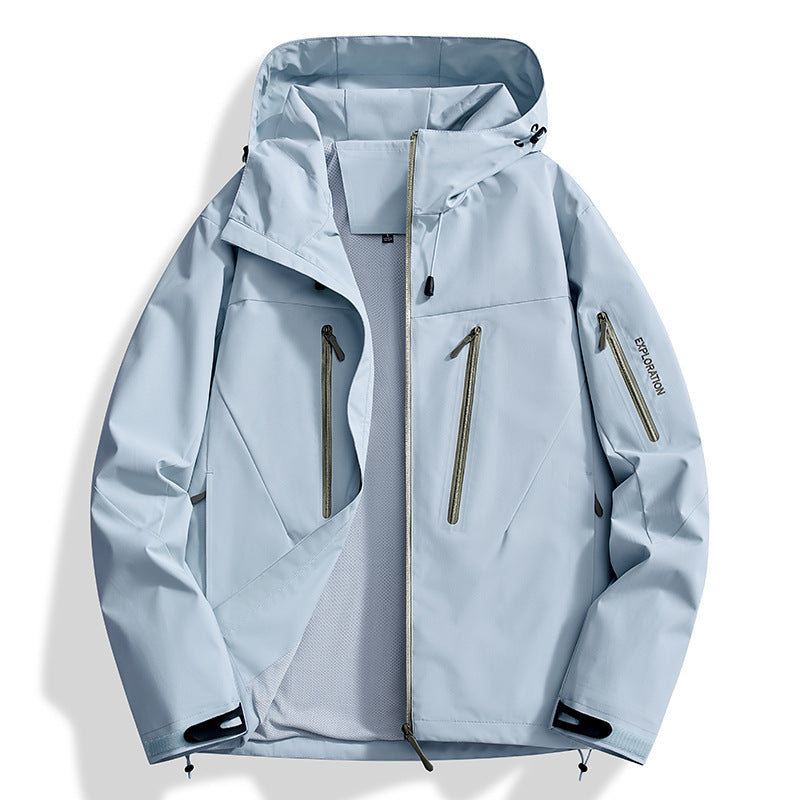 Cross-Border Thin Casual Jackets for Men and Women, Windbreaker Jackets, Waterproof and Windproof Work Jackets, Men's Jackets, Group Purchase