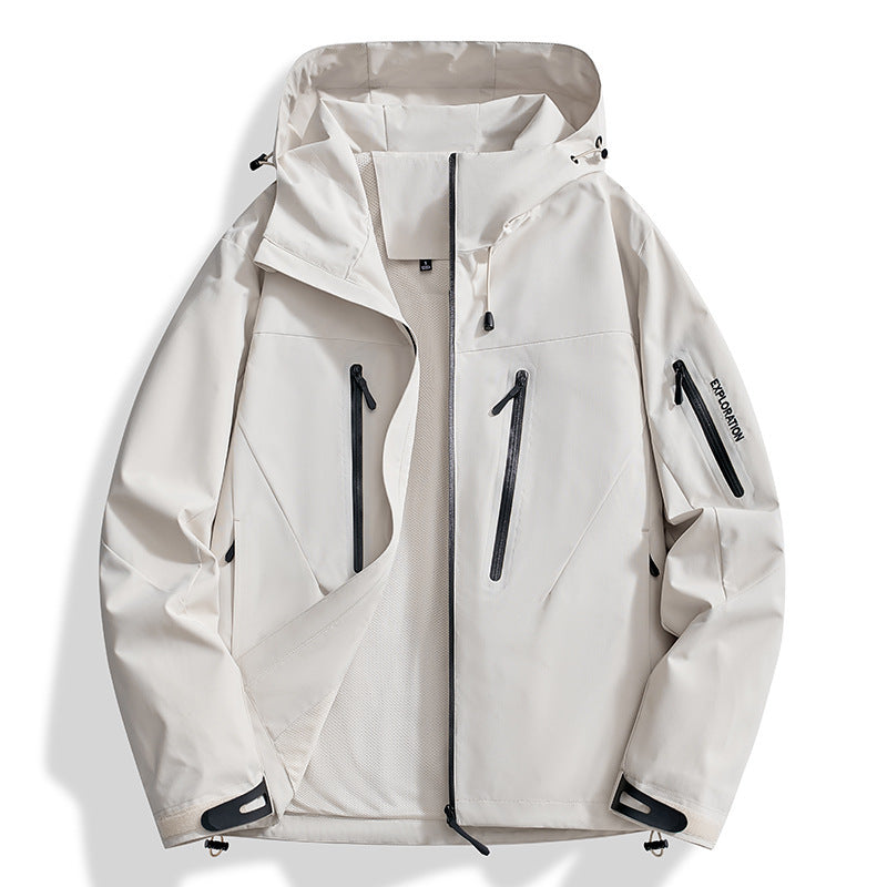 Cross-Border Thin Casual Jackets for Men and Women, Windbreaker Jackets, Waterproof and Windproof Work Jackets, Men's Jackets, Group Purchase