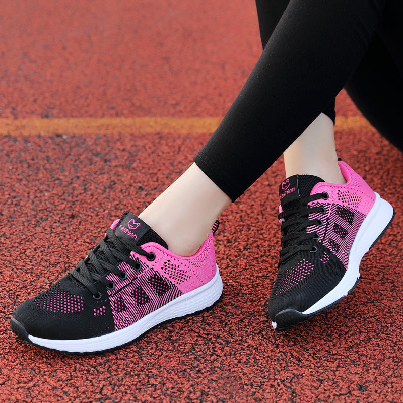 2024 Autumn New Sports Shoes Women's Outdoor Breathable Mesh Shoes Fashion Casual Shoes Women's Shoes Low-Top Women's Single Shoes