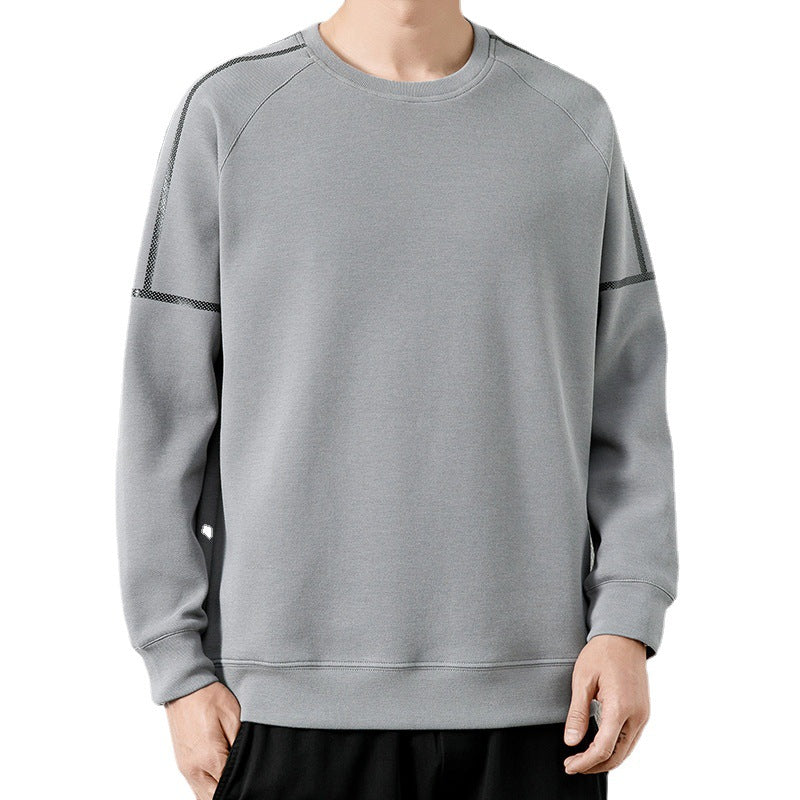 Sweater Men's Spring and Autumn New Simple ins Fashionable Top Men's Loose T-shirt Casual Round Neck Long Sleeve T-shirt