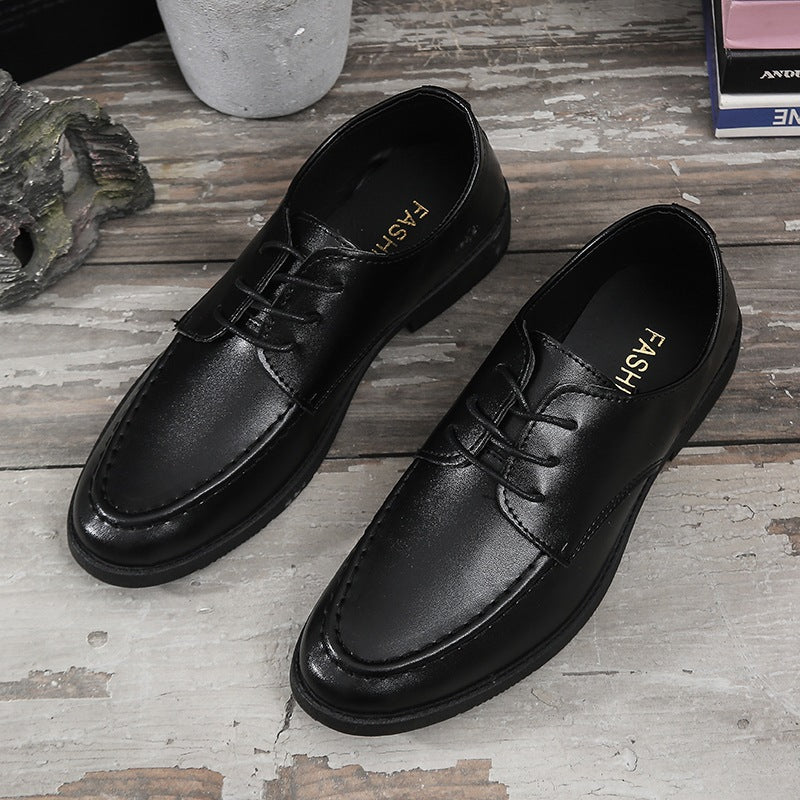 Leather shoes men's soft bottom men's leather shoes business formal wear leather shoes men's dad shoes work business casual shoes men's shoes