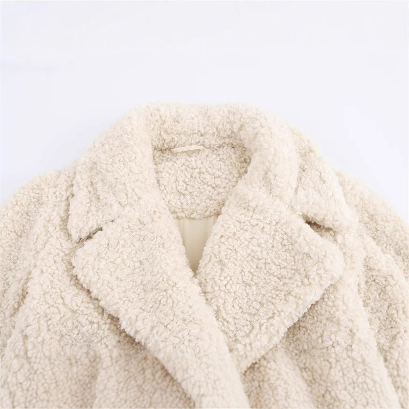 SAW AliExpress Independent Station Jacket Coat Women's Fashion Temperament Faux Fur Effect Short 4391855