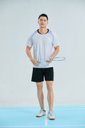 Quick-Drying Breathable Adult Table Tennis Uniforms, Couple's Short-Sleeved Badminton Uniforms, Tennis Sports Training Uniforms, Running Uniforms with Printing