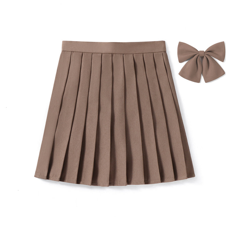 High Waist Pleated Skirt Pleated Skirt Class Uniform Performance Chorus Men and Women Short Skirt