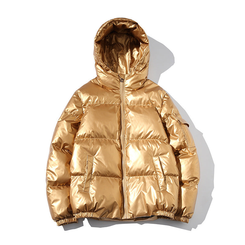 Winter coat men clothes young men's cotton-padded jacket men
