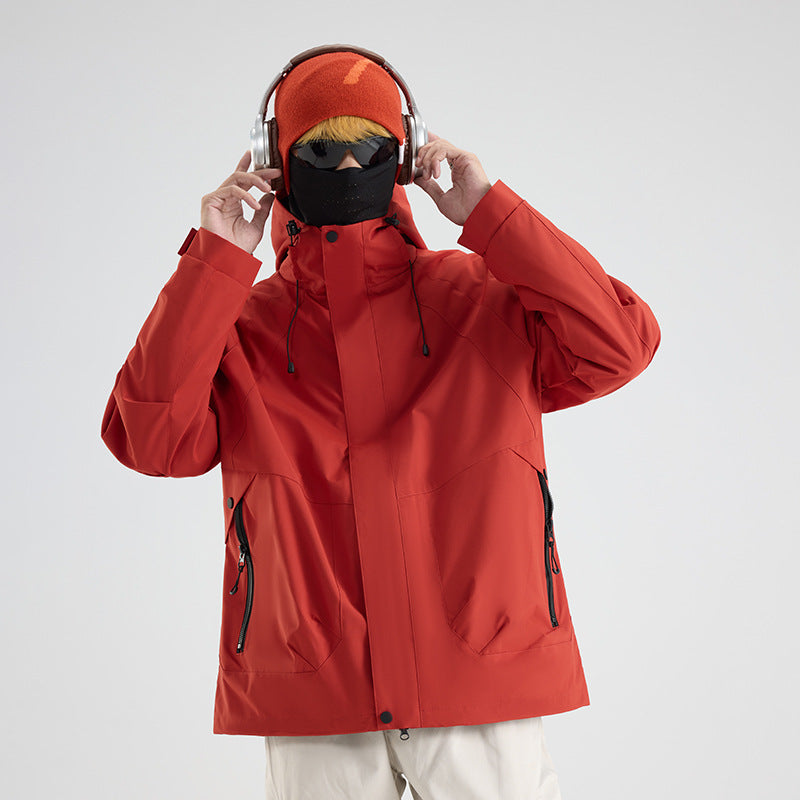 Printed Custom-Made Jackets, Outdoor Three-In-One Jackets for Men and Women, Travel Outdoor Three-Proof Printable High-Quality Jackets