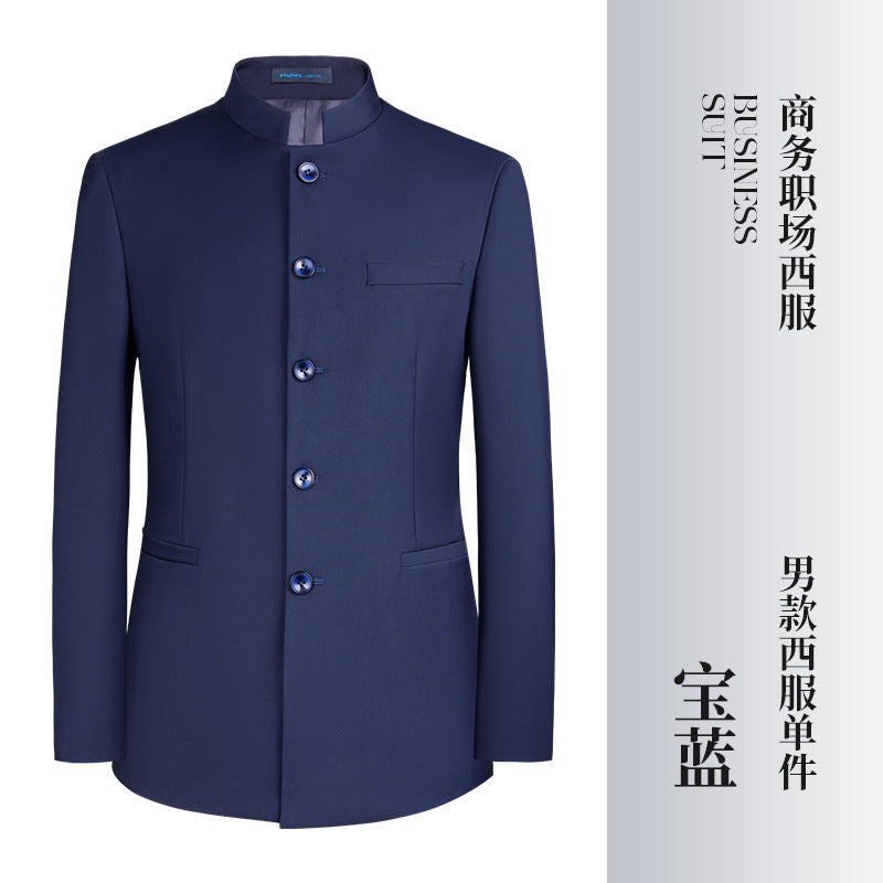 Gray Business Attire for Men and Women, Autumn and Winter Slim Business Bamboo Pattern Suit, Women's Trousers and Vest