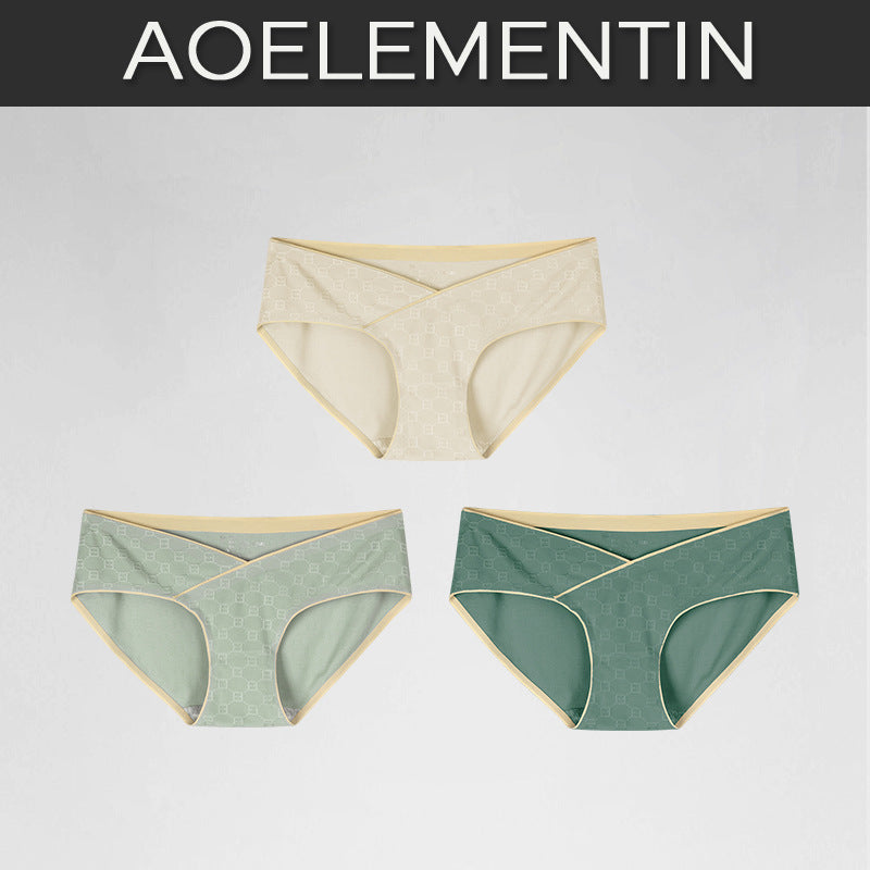 Women's Cotton Underwear Summer Thin Pregnant Women's Underwear Breathable Skin-friendly Simple Young Girl's Cotton Trimmer Shorts
