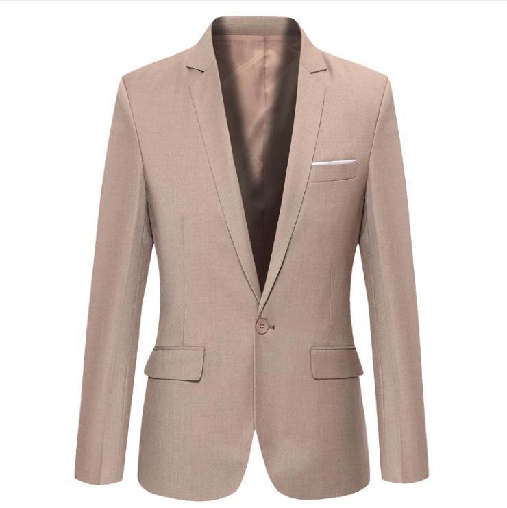 Foreign Trade Men's Suit One-Piece Top Casual Business Dress Professional Wear Men's Slim-Fit Small Suit Single Western Jacket Men's