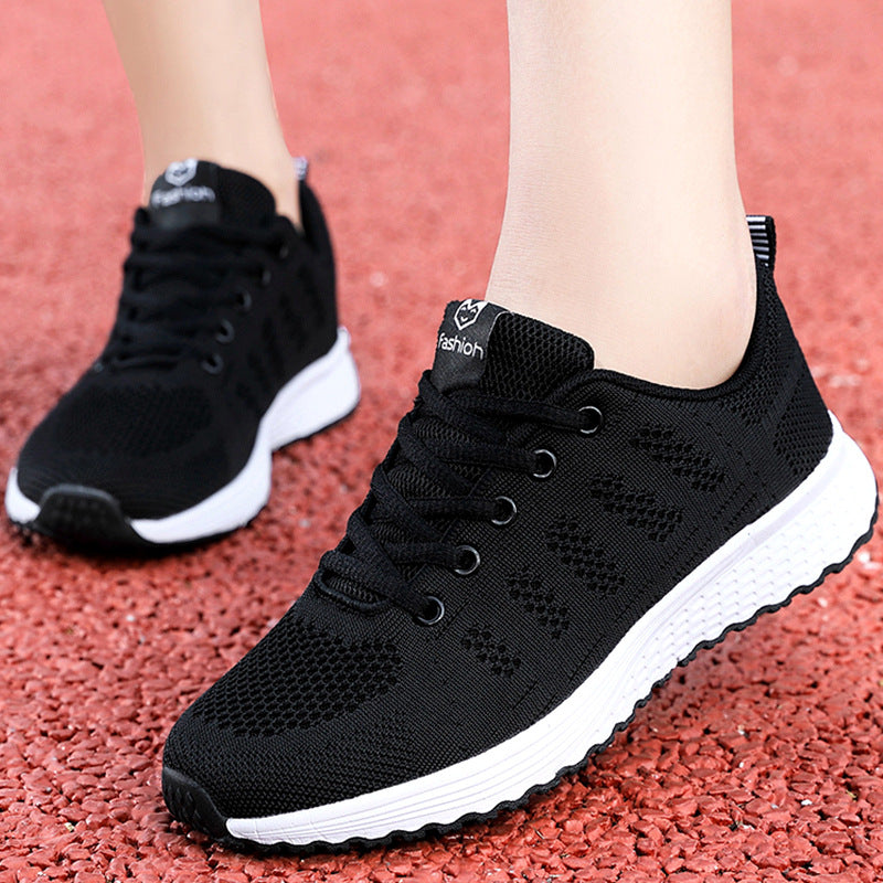 Summer Brand Sports Shoes for Women, Running Shoes, Mesh Breathable Lightweight Travel Shoes, Student Women's Soft-Soled Casual Shoes for Women