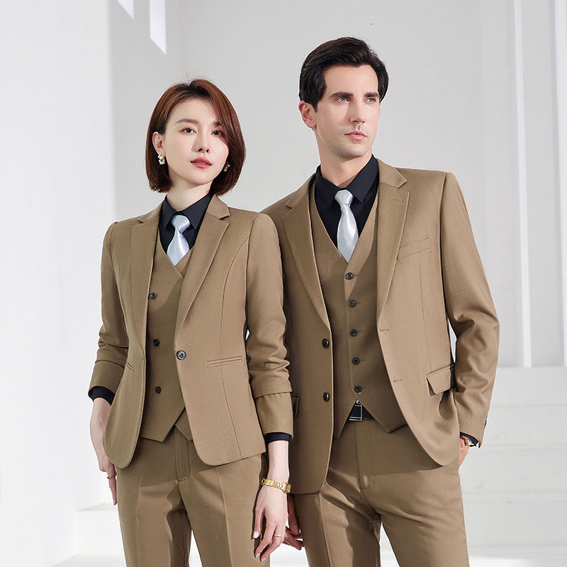 Big Red groom best man wedding suit dress Insurance Big Red men's business two button suit suit