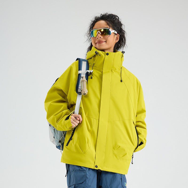 Printed Custom-Made Jackets, Outdoor Three-In-One Jackets for Men and Women, Travel Outdoor Three-Proof Printable High-Quality Jackets