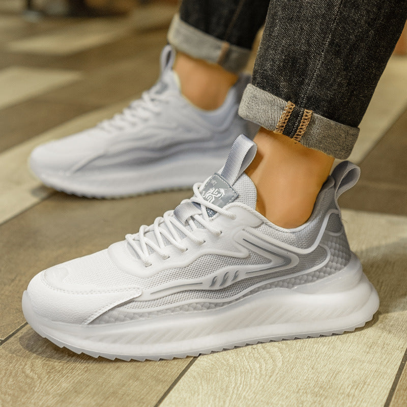 Men's Shoes Spring/Summer Mesh Breathable Sneakers Men's Popcorn Running Shoes Casual Shoes Fashion Trendy Dad Shoes