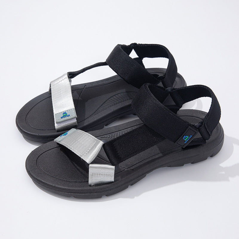 Sandals Men's Summer Beach Non-slip Wear-resistant Soft Bottom Casual Sports Sandals Couple's Outdoor Men's Sandals
