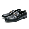 Cross-border plus size loafers loafers low-top business British one-step legged beanie stylist men's shoes wholesale