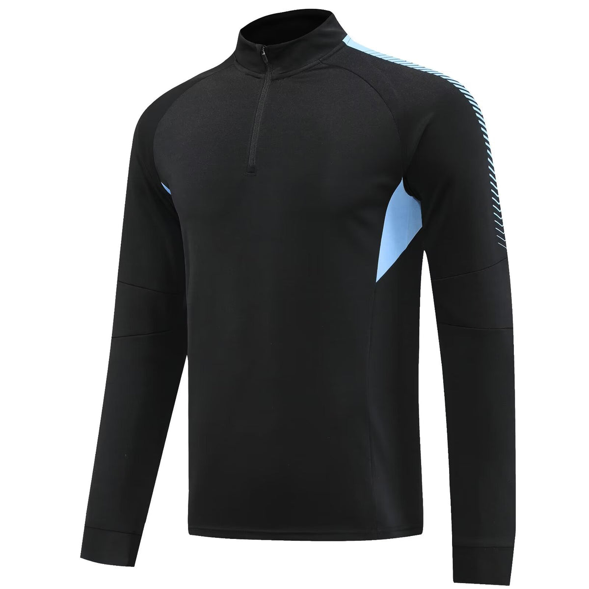 Foreign trade wholesale semi-pull football uniforms training clothes outdoor sports running long sleeve sportswear autumn and winter group clothes appearance clothes