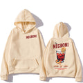 Negroni Unisex Long Sleeve Graphic Hoodie Please Social Club