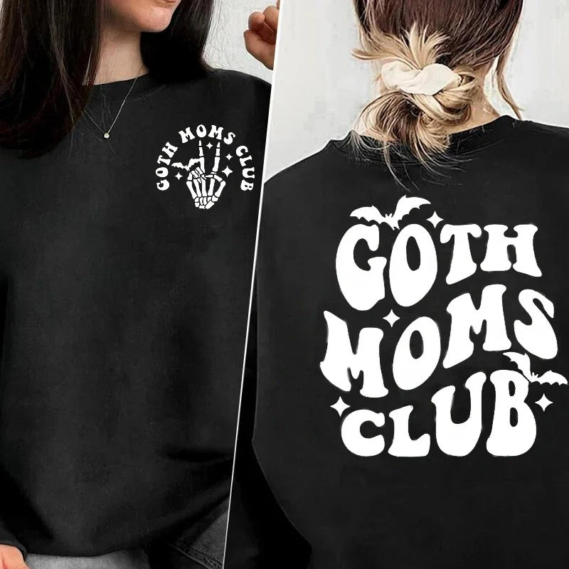 Fashionable Long-Sleeved Sweatshirt for Women 2024 Autumn and Winter New Loose Ins Popular Sweatshirt Letter Printed Round Neck Sweatshirt for Women
