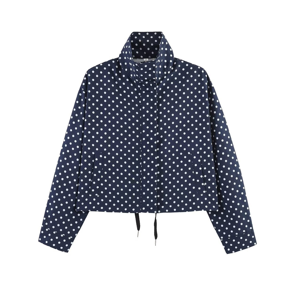 Taop&Za Women's Clothing 2026 Summer New Casual Style Cool and Chic 8-Color Stand-Up Collar Polka Dot Short Jacket