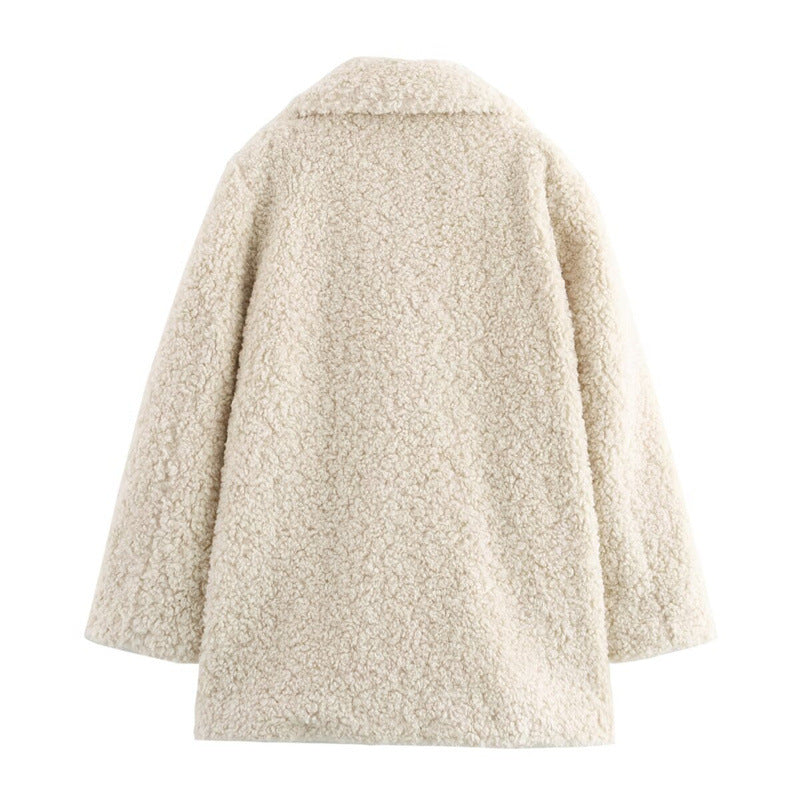 SAW AliExpress Independent Station Jacket Coat Women's Fashion Temperament Faux Fur Effect Short 4391855