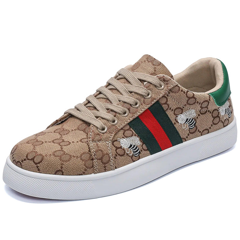 European Bee Men's Canvas Shoes Fashionable Breathable Sneakers Sports Shoes for Male Students Fashion Casual Shoes