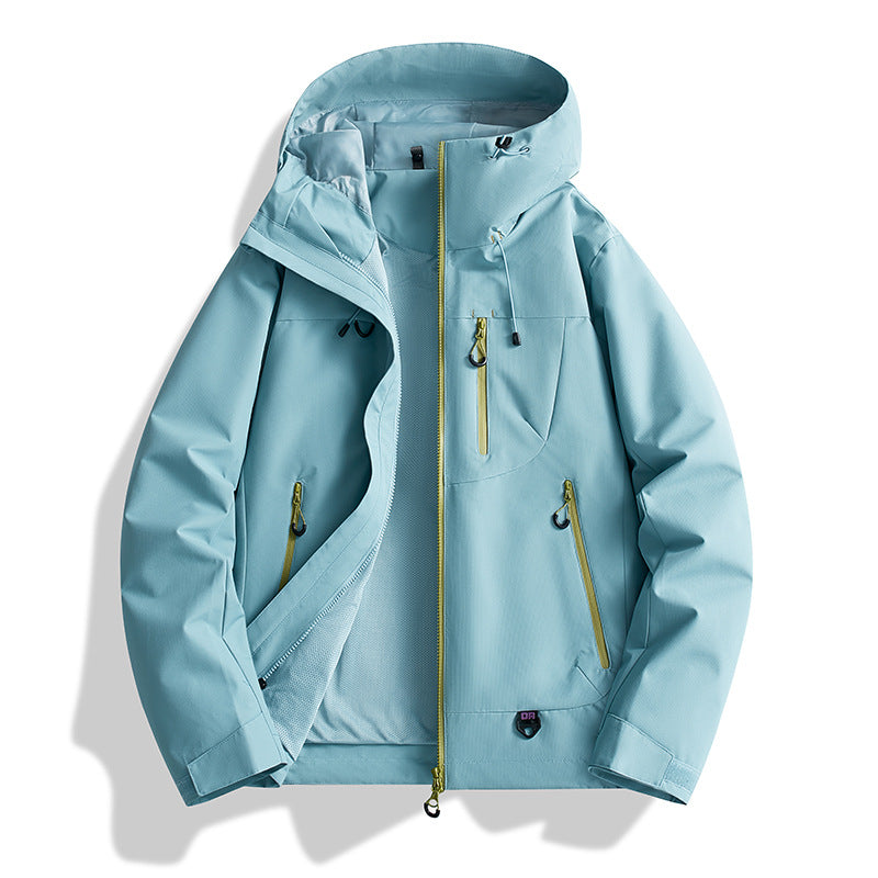 2025 New Style Jacket for Men and Women, Outdoor Three-In-One Windproof and Waterproof Detachable Two-Piece Jacket in Stock