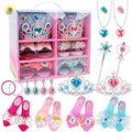 Cross-Border New Product Dress-Up Toy Ring Children's Girls' Set Princess Accessories Pretend Play High Heels Simulation