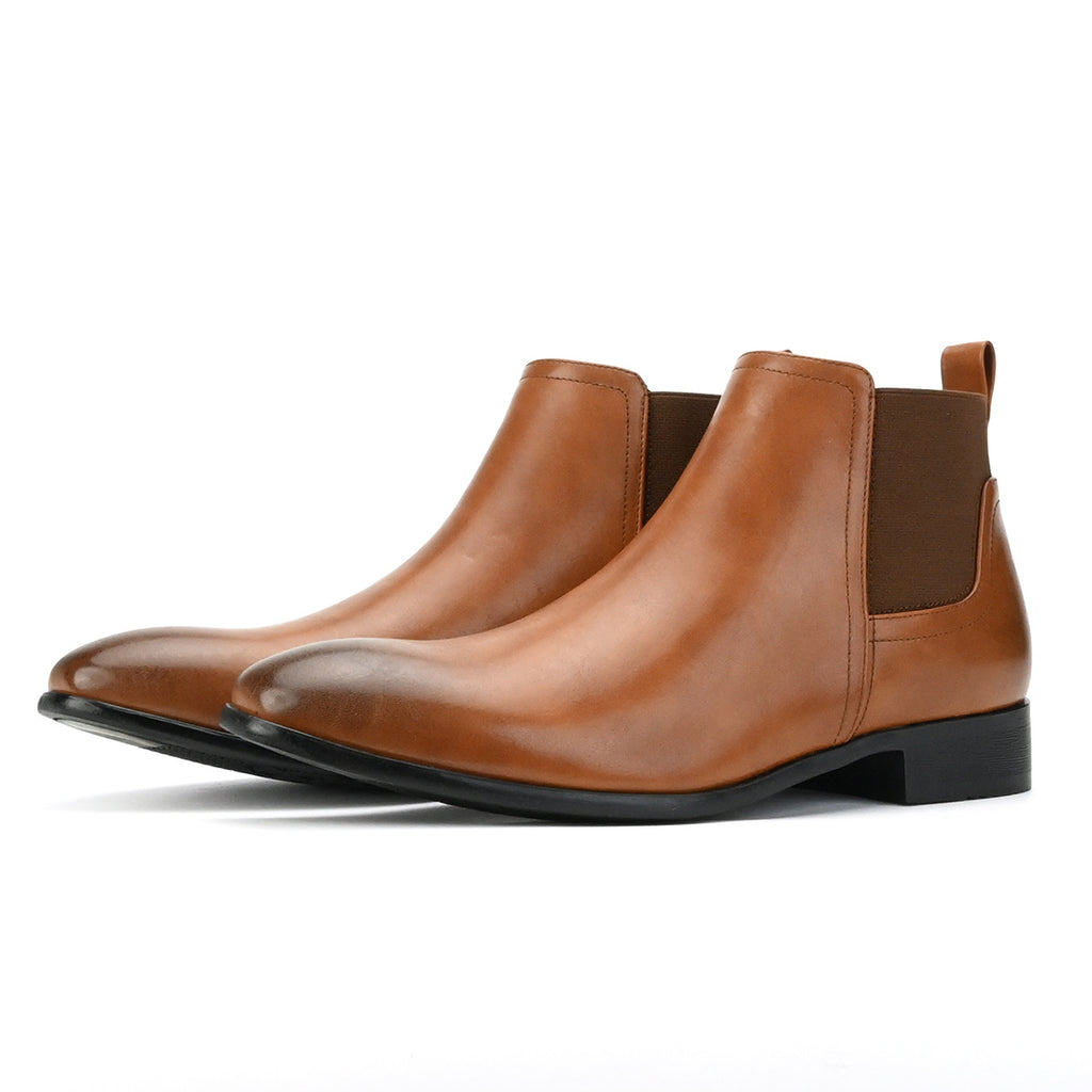 Men's Chelsea Boots Foreign Trade Small Square Men's Shoes All-match Fashion Cross-border Men's Ankle Boots