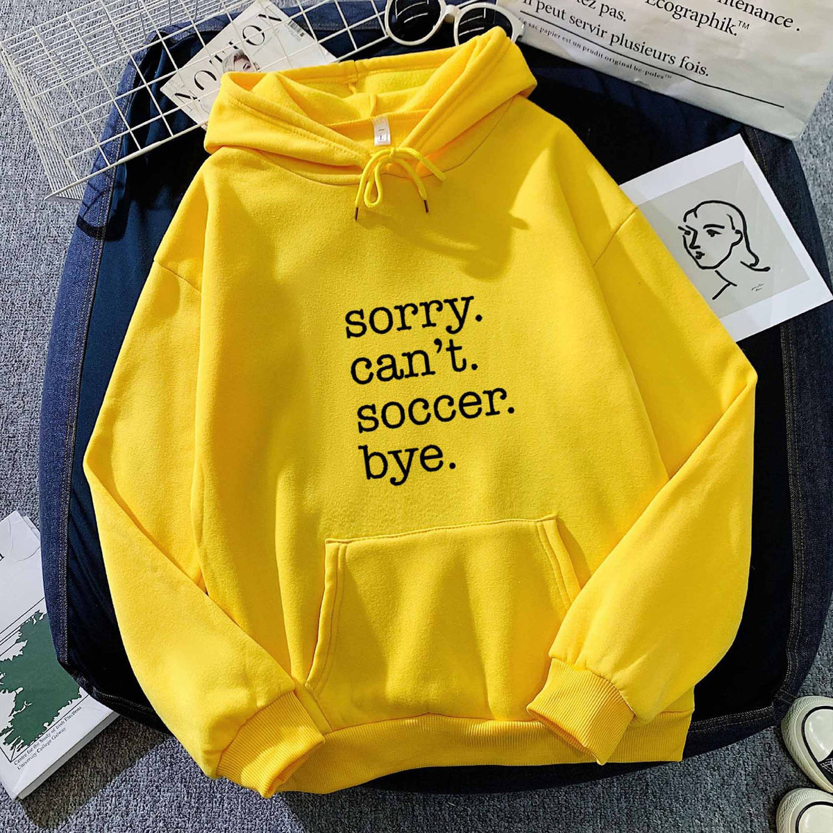 New Cross-Border Autumn and Winter Letter Printed Hoodies and Sweatshirts for Men and Women, Korean Style Trendyy Versatile Tops Amazon
