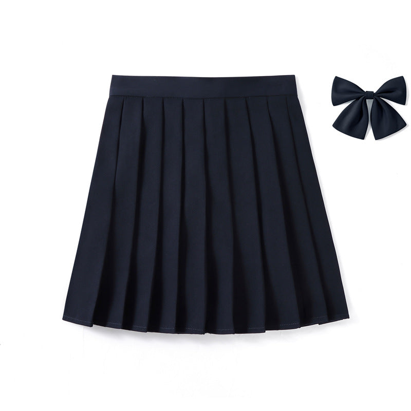 High Waist Pleated Skirt Pleated Skirt Class Uniform Performance Chorus Men and Women Short Skirt