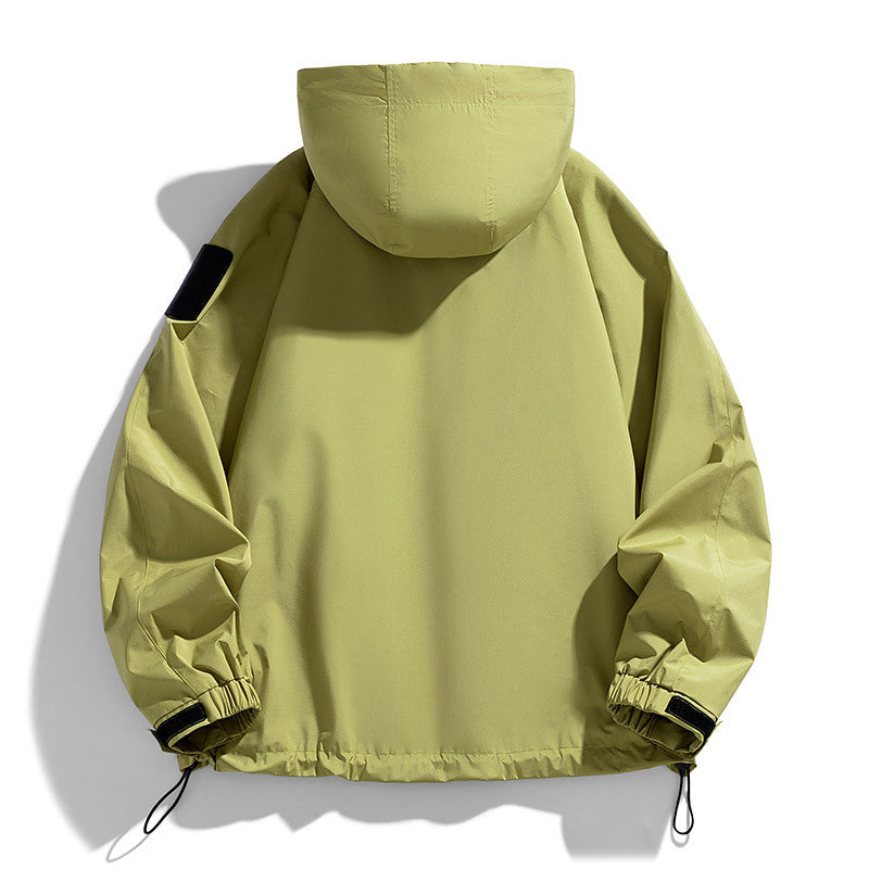 plus size Tooling Vertical Collar Jacket Men's Plus-sized Plus-sized Fat Man Fat Guy Trendy Brand Casual Trendy Brand Outer