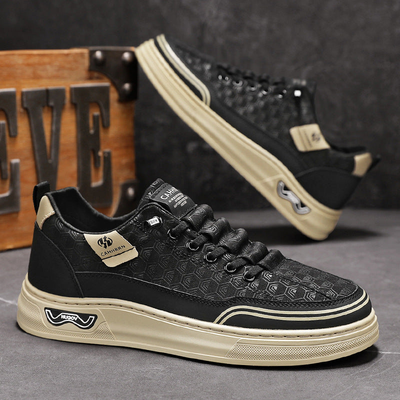 2025 Spring and Summer Men's New Trendy Casual Comfortable Versatile Everyday Round-Toe Low-Top Men's Sneakers