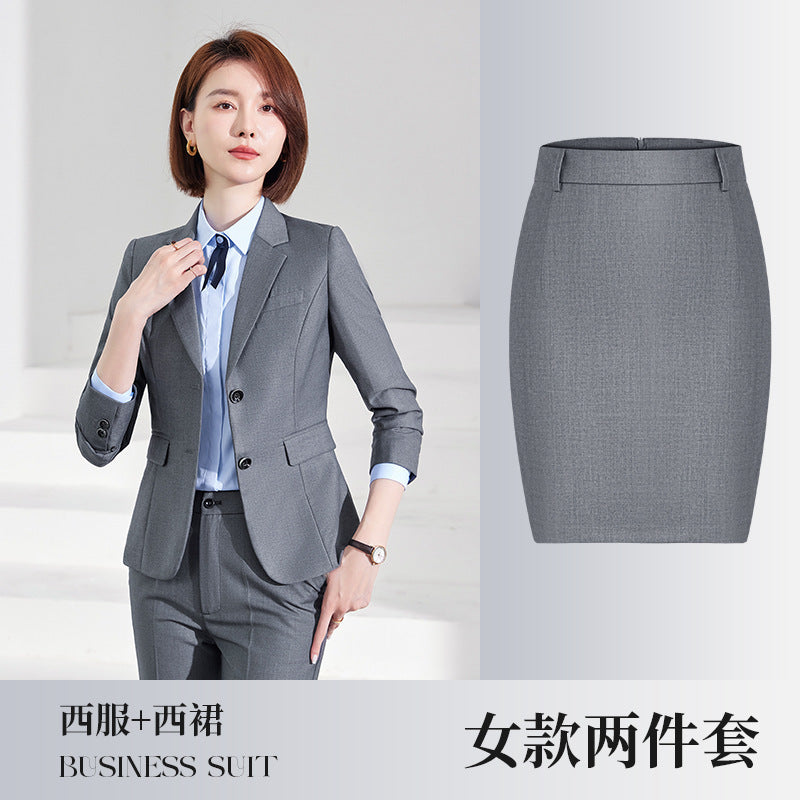 Men's Suit suit Men's Business Professional Dress Salesman Work Clothes Casual Suit Pants Men's and Women's