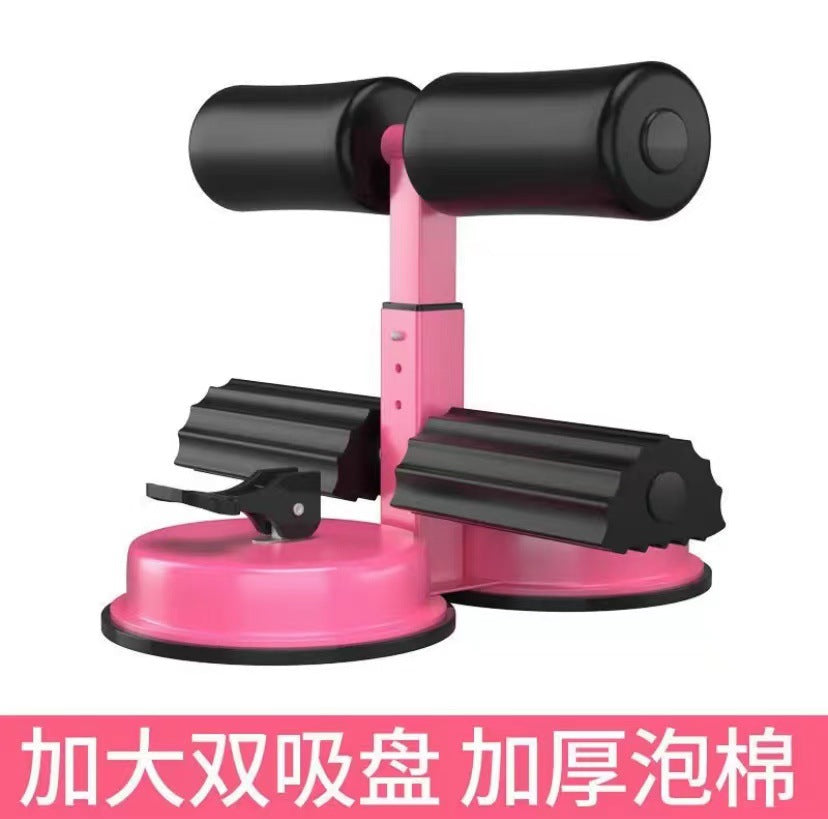 Sit-ups Auxiliary Equipment Thin Roll Abdominal Muscle Exercise Men and Women Simple Adjustment Suction Cup Stable Fate for Home