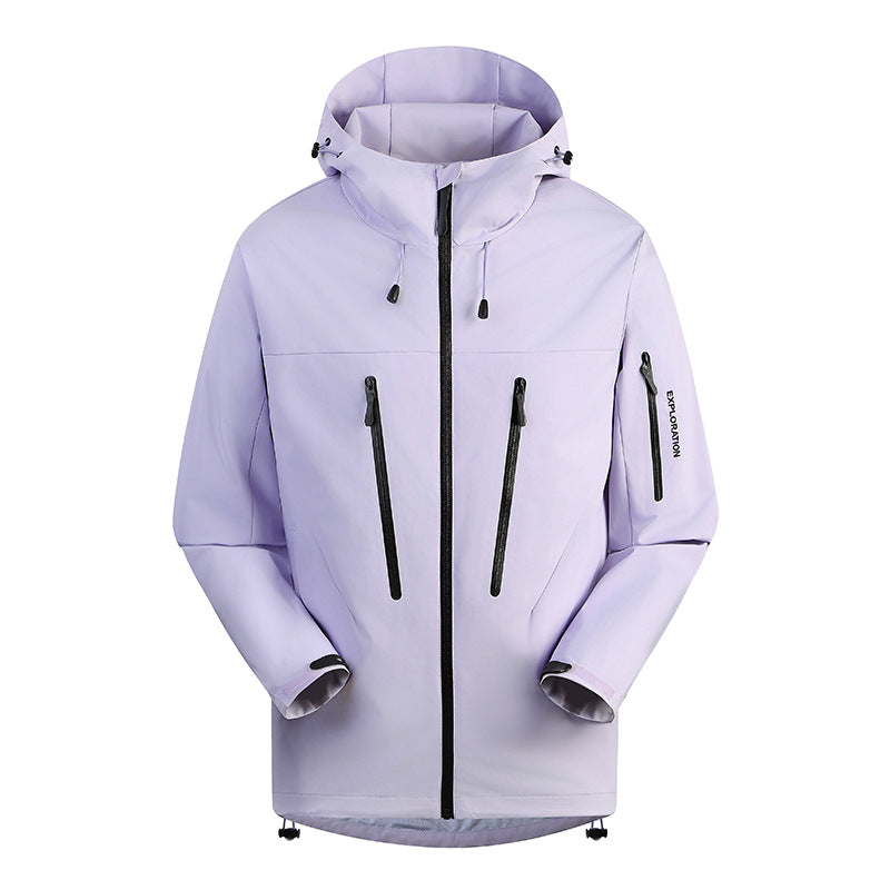 Niaojia Outdoor Jacket, Year of the Dragon Limited Waterproof and Windproof Men's and Women's Trendyy Jacket with Heat-Sealed Rubber
