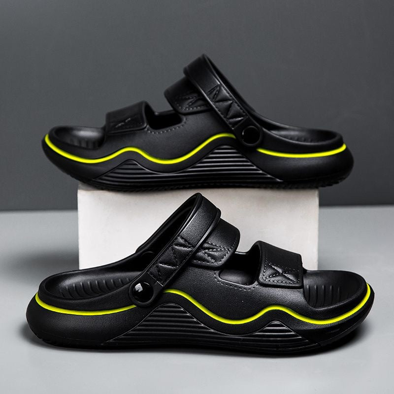 Thick-Soled Sandals for Men's Summer Outer Wear 2025 New Thick-Soled Sports Beach Outdoor Driving Sandals for Men