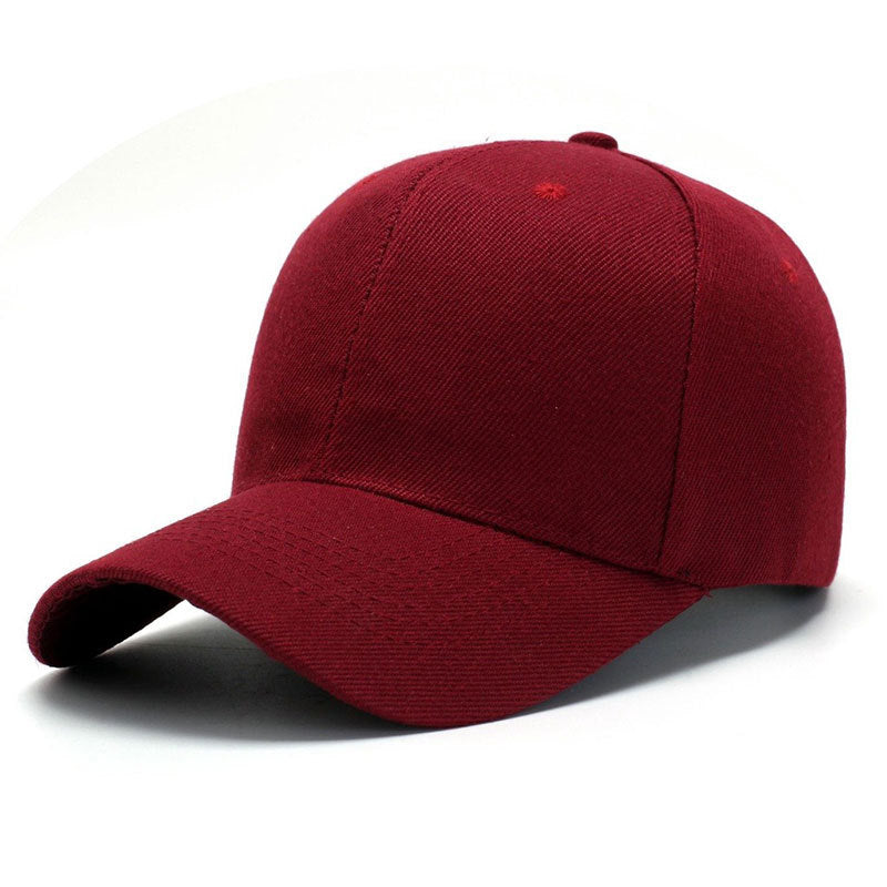 Fashion Trendy Hats for Men Korean Style Solid Color Baseball Cap Versatile Sun Protection Summer Women's Sun Hat Casual Baseball Cap Trendy
