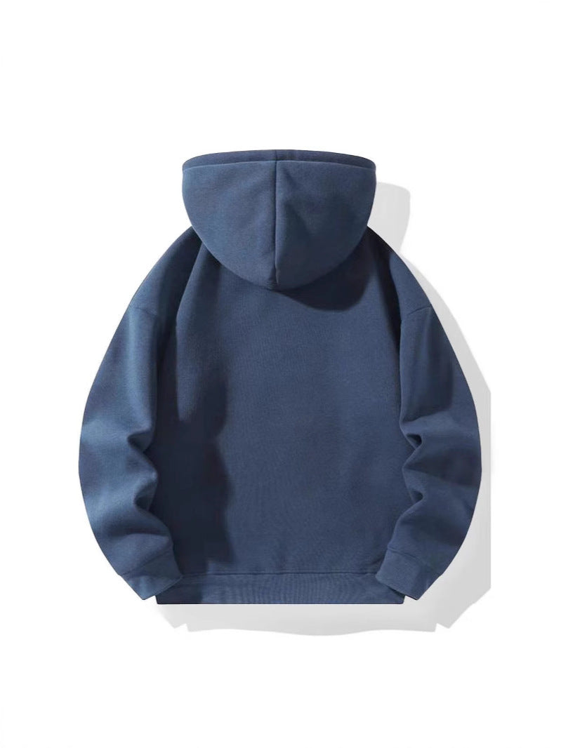 American Casual Zipper Hoodie Loose Sports Sweater Cross-border 2024 Autumn and Winter European and American Street Cross-border Amazon