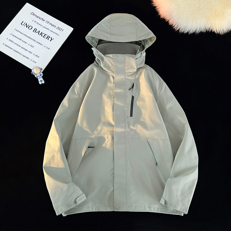 Jack Chuanyang Mountain Trendy Brand Outdoor Rush Jacket Couple's Jacket Men's and Women's Three-in-One Removable Windproof Waterproof Suit