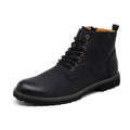 2025 Four Seasons Tooling Leather Shoes Men's European Station Big Head Retro Martin Boots Men's Non-Slip High Top All-Match Knight Boots
