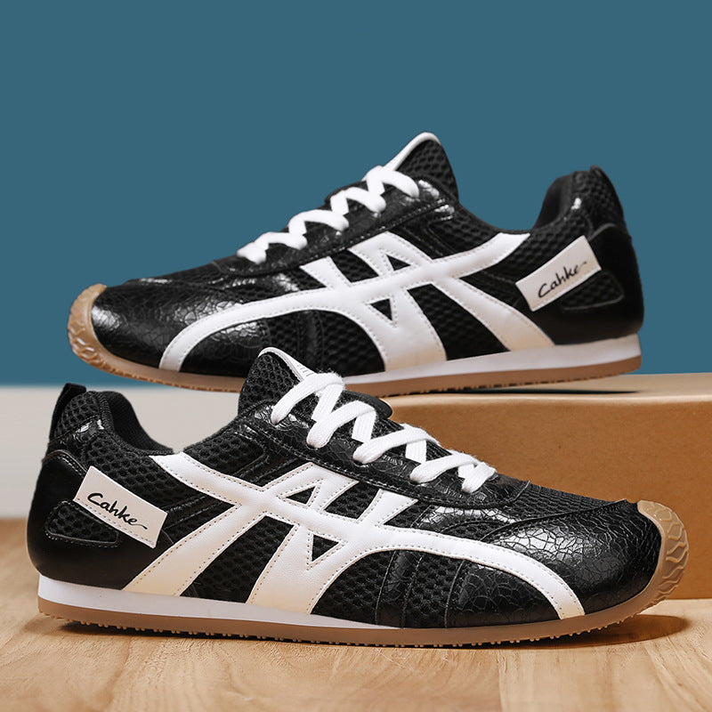 Men's Shoes Moral Training Shoes  New Style Breathable Fashion Simple Stylish Sports Leisure Versatile Flats Lightweight Sports Shoes