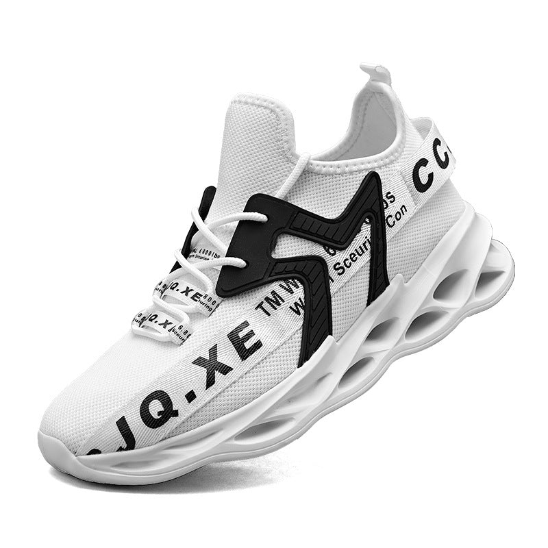 Shoes men's tide low side fly woven mesh foreign trade Amazon breathable sneaker men's shoes Jinjiang shoes sneakers
